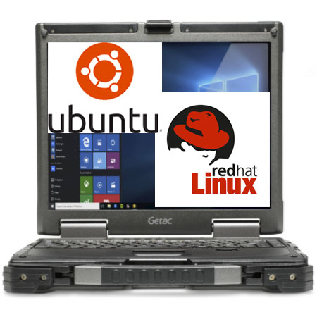 B300 laptop and laptop server with dual boot Windows and LINUX operating systems