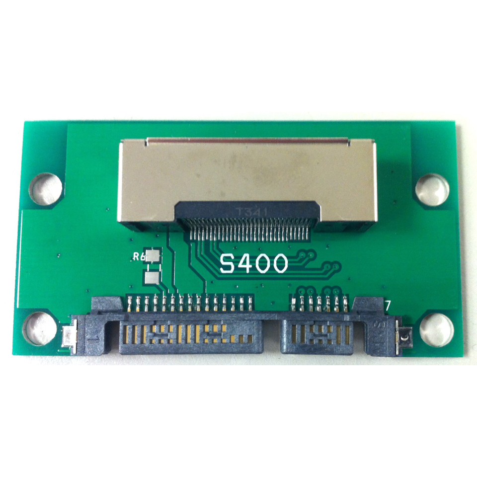 Getac S400SATAADP - S400 SATA HDD/SSD Canister Adapter showing Getac canister connector and SATA interface connector