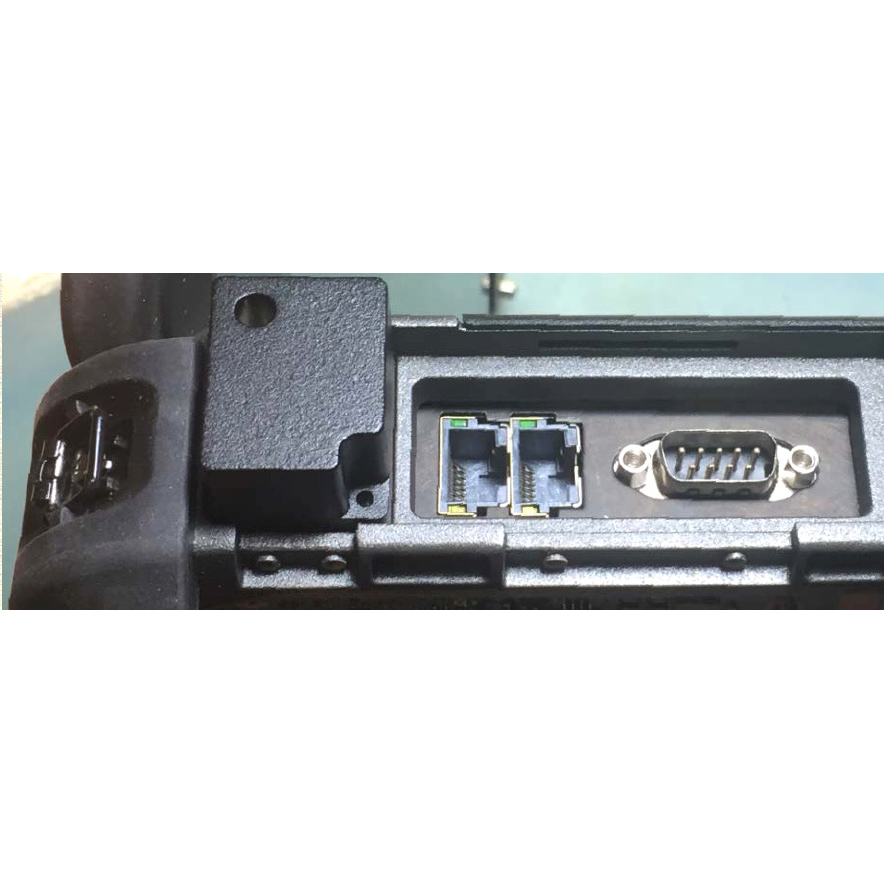 X500 laptop IO expansion for two 10/100/1000 Ethernet, LAN3 & LAN4 along with an additional serial port, serial #3